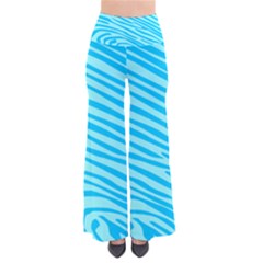 Pattern Texture Blue So Vintage Palazzo Pants