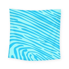 Pattern Texture Blue Square Tapestry (small)