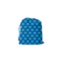 Pattern Graphic Background Image Blue Drawstring Pouch (XS) View2