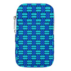 Pattern Graphic Background Image Blue Waist Pouch (large)