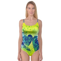 Heart Emotions Love Blue Camisole Leotard 