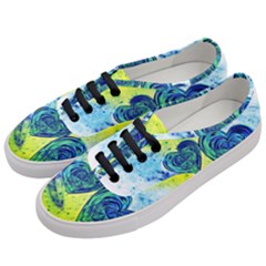 Heart Emotions Love Blue Women s Classic Low Top Sneakers by HermanTelo