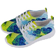 Heart Emotions Love Blue Men s Lightweight Sports Shoes