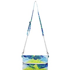 Heart Emotions Love Blue Mini Crossbody Handbag