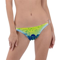 Heart Emotions Love Blue Ring Detail Bikini Bottom