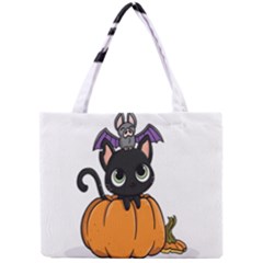 Halloween Cute Cat Mini Tote Bag