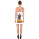 Halloween Cute Cat One Soulder Bodycon Dress View2