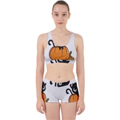 Halloween Cute Cat Work It Out Gym Set by HermanTelo