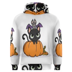 Halloween Cute Cat Men s Overhead Hoodie by HermanTelo