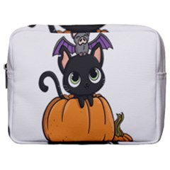 Halloween Cute Cat Make Up Pouch (large) by HermanTelo