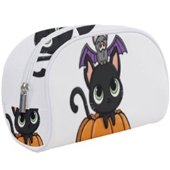 Halloween Cute Cat Makeup Case (large)