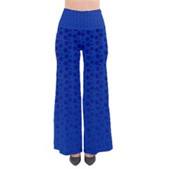 Background Polka Blue So Vintage Palazzo Pants