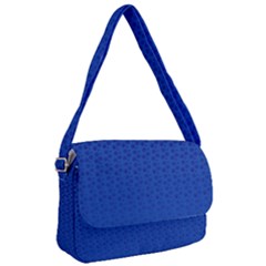 Background Polka Blue Courier Bag by HermanTelo