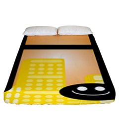 Abstract Anthropomorphic Art Fitted Sheet (king Size)