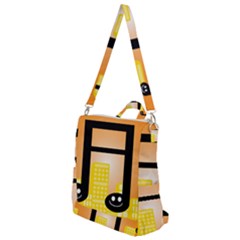 Abstract Anthropomorphic Art Crossbody Backpack by HermanTelo