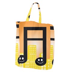 Abstract Anthropomorphic Art Giant Grocery Tote