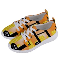 Abstract Anthropomorphic Art Women s Lightweight Sports Shoes