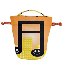 Abstract Anthropomorphic Art Drawstring Bucket Bag