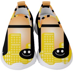 Abstract Anthropomorphic Art Kids  Slip On Sneakers