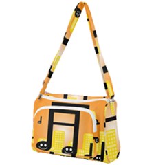 Abstract Anthropomorphic Art Front Pocket Crossbody Bag by HermanTelo