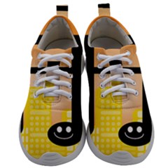 Abstract Anthropomorphic Art Mens Athletic Shoes