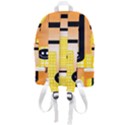 Abstract Anthropomorphic Art Zip Bottom Backpack View3