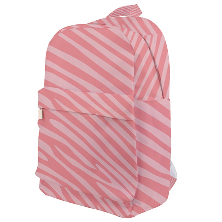 Pattern Texture Pink Classic Backpack