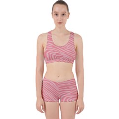 Pattern Texture Pink Work It Out Gym Set