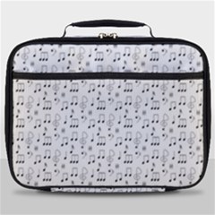 Music Notes Background Wallpaper Full Print Lunch Bag by HermanTelo