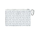 Music Notes Background Wallpaper Canvas Cosmetic Bag (Medium) View2