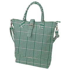 Background Digital Texture Buckle Top Tote Bag