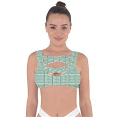 Background Digital Texture Bandaged Up Bikini Top