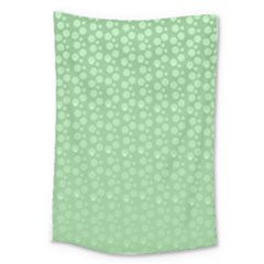 Background Polka Green Large Tapestry