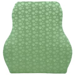 Background Polka Green Car Seat Velour Cushion 