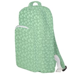 Background Polka Green Double Compartment Backpack by HermanTelo