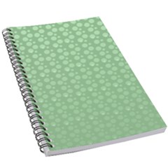 Background Polka Green 5 5  X 8 5  Notebook