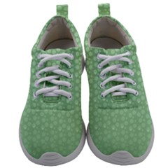 Background Polka Green Mens Athletic Shoes by HermanTelo