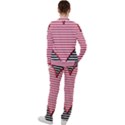 Heart Stripes Symbol Striped Casual Jacket and Pants Set View2