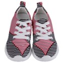 Heart Stripes Symbol Striped Kids  Lightweight Sports Shoes View1