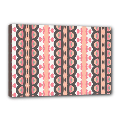 Wallpaper Cute Pattern Canvas 18  X 12  (stretched) by HermanTelo