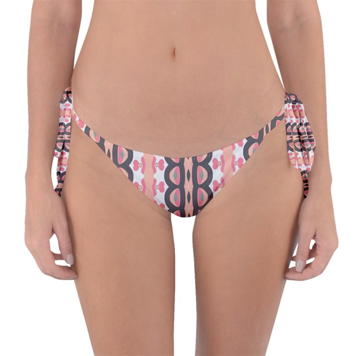 Wallpaper Cute Pattern Reversible Bikini Bottom