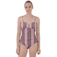 Wallpaper Cute Pattern Sweetheart Tankini Set