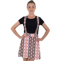 Wallpaper Cute Pattern Velvet Suspender Skater Skirt