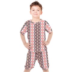 Wallpaper Cute Pattern Kids  Tee And Shorts Set