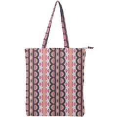 Wallpaper Cute Pattern Double Zip Up Tote Bag by HermanTelo