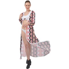 Wallpaper Cute Pattern Maxi Chiffon Beach Wrap