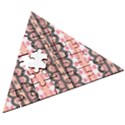 Wallpaper Cute Pattern Wooden Puzzle Triangle View3