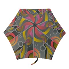 Abstract Colorful Background Grey Mini Folding Umbrellas by HermanTelo