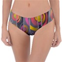 Abstract Colorful Background Grey Reversible Classic Bikini Bottoms View1