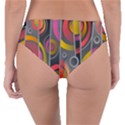 Abstract Colorful Background Grey Reversible Classic Bikini Bottoms View2